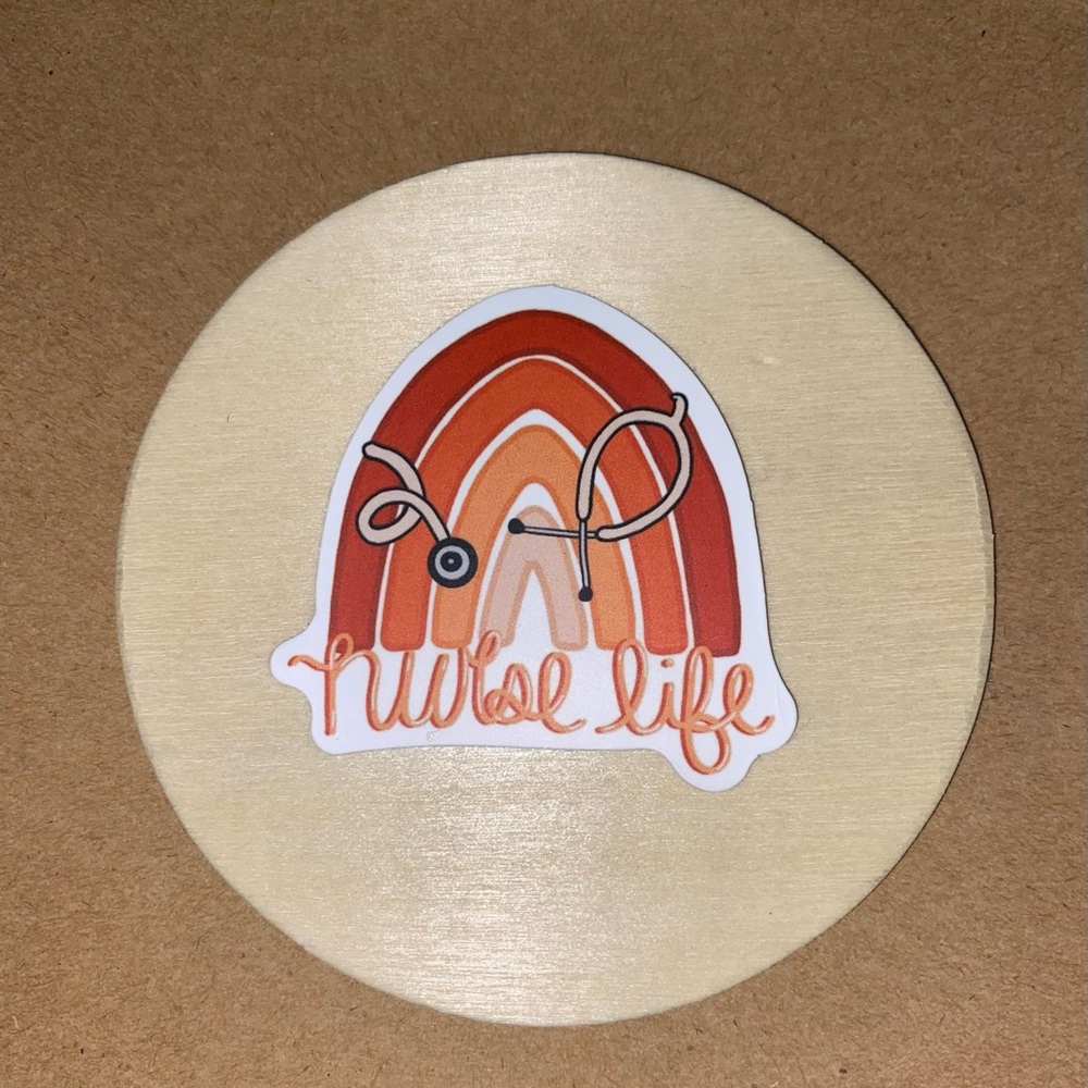 🌈20/$5🌈 “Nurse Life” Sticker